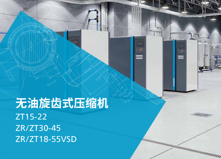阿特拉斯 ZT15-22 無(wú)油旋齒式壓縮機